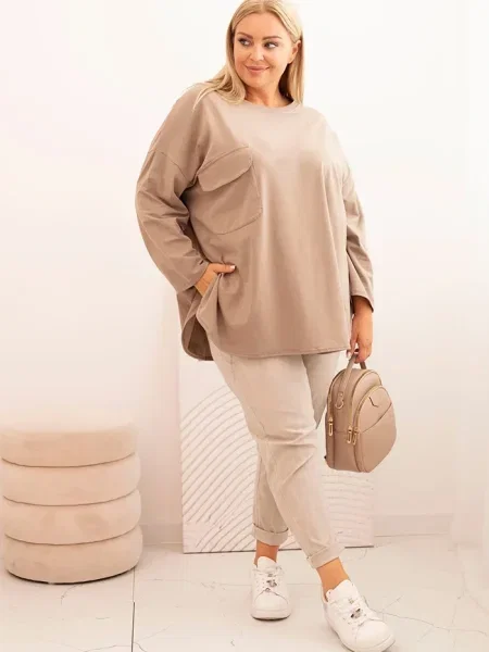 Blúzka Kesi Włoski khaki