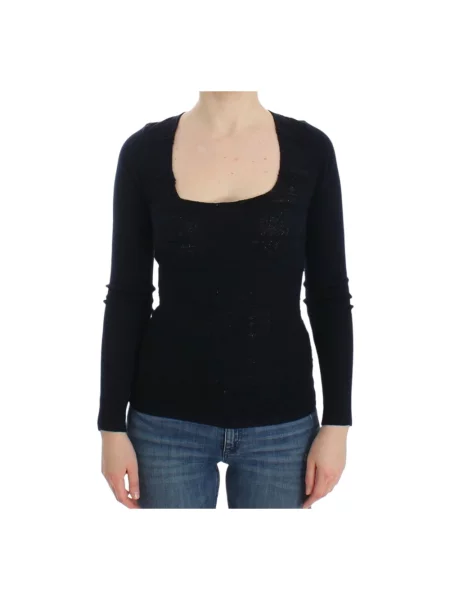Sweter Ermanno Scervino wełniany niebieski