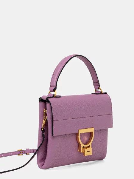 Шкіряна сумочка Coccinelle Arlettis E1 19 03 01 фіолетовий