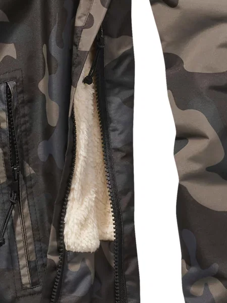 Brandit Funkcionális dzseki Sherpa Windbreaker bézs / barna / szürke fekete