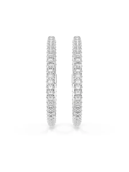 Swarovski kolczyki z kryształem Swarovski DEXTERA szare