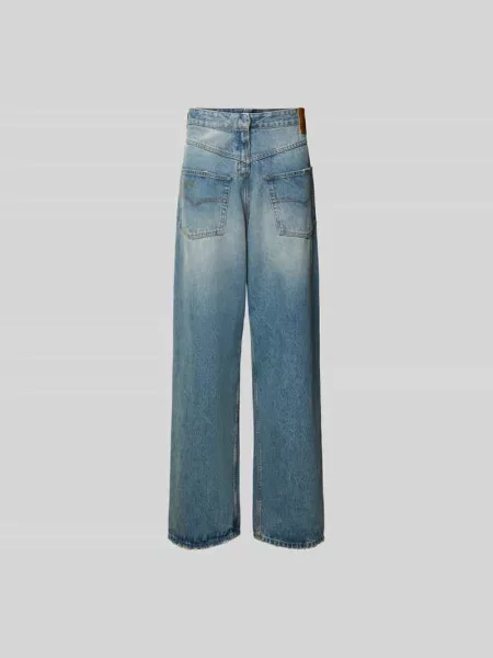 Jeansy o kroju loose fit z bawełny Vetements