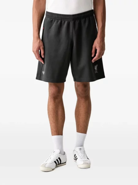 Hanorac Adidas cu dungi cu imagine plasă negru