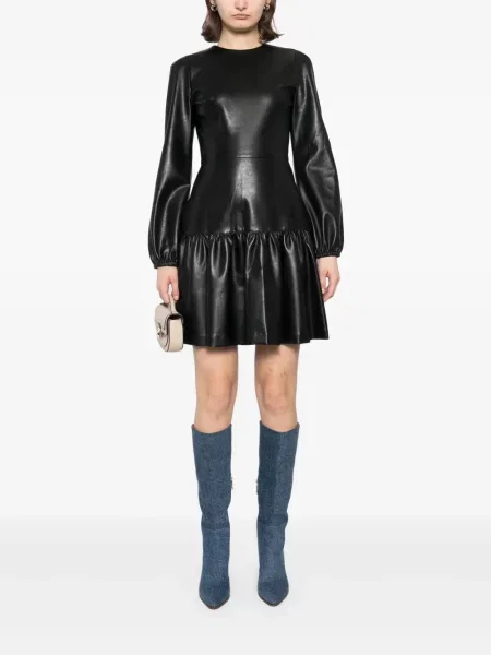 Rochie maxi Ermanno Scervino până la genunchi de costum negru
