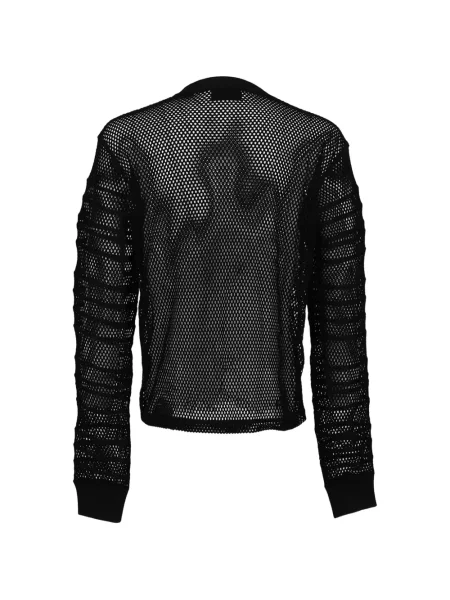 Lung tricou Filth plasă negru