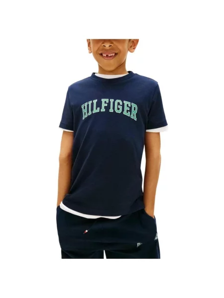 Tričko Tommy Hilfiger modrá