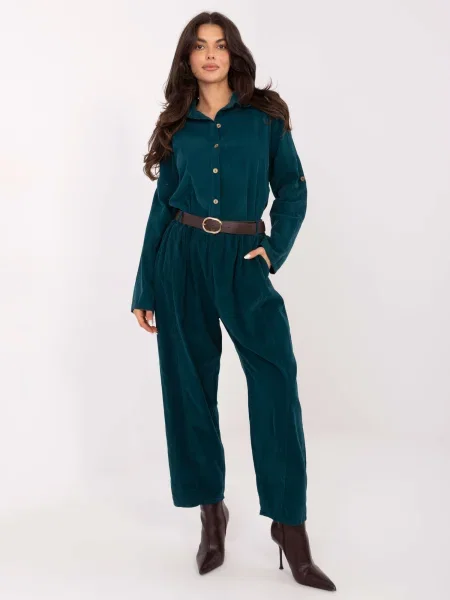 Salopetă Italy Moda verde