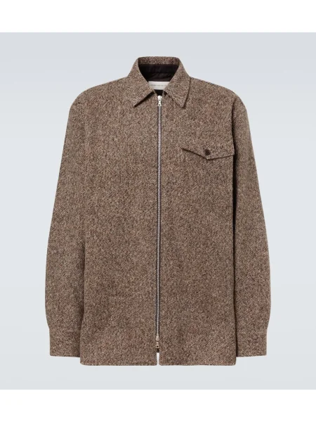 Вълнено яке Dries Van Noten сиво