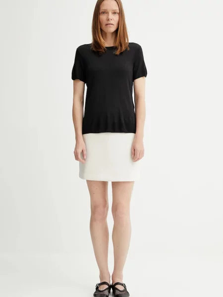 Calvin Klein spódnica mini prosta beżowy