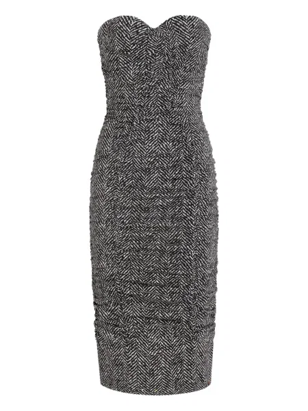 Rochie midi Dolce & Gabbana până la genunchi de costum negru