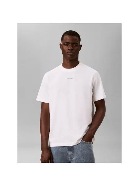 Calvin Klein Jeans Tricou Retro alb
