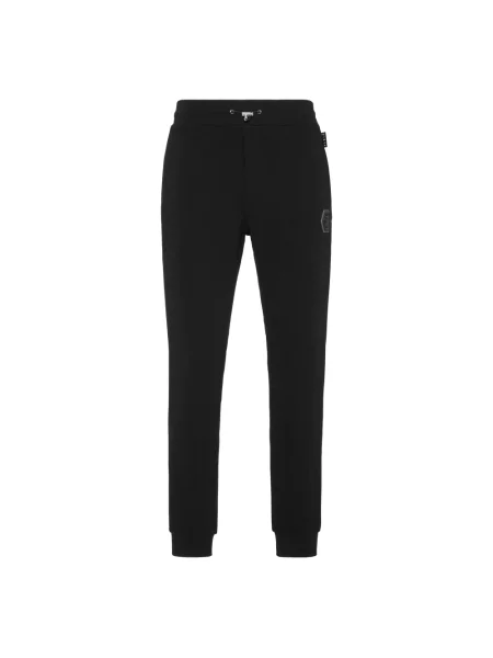 Spodnie Philipp Plein do biegania czarne