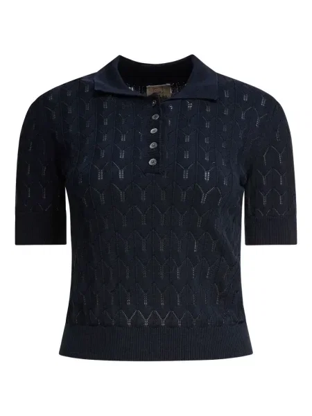 Polo Rakki tricotate albastru