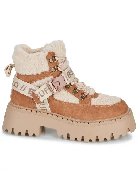 Pantofi Buffalo cu șireturi maro