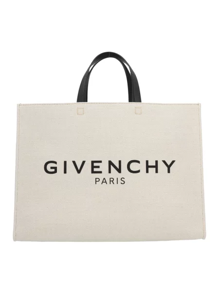Torebka Givenchy w geometryczne wzory beżowa