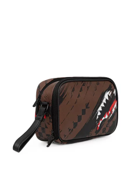 Geantă Sprayground cu imagine maro