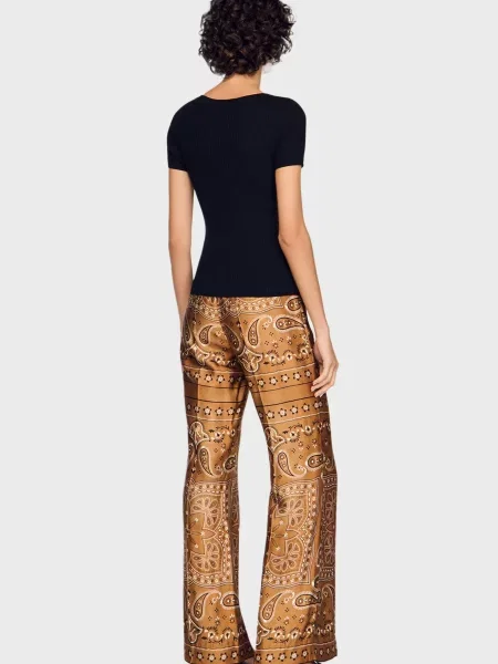 Топ Sandro чорний