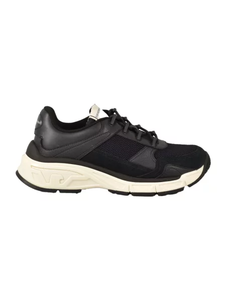 Sneakersy Emporio Armani skórzane czarne