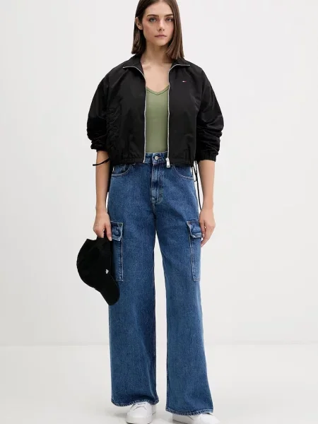 Tommy Jeans Loose kavbojke modra