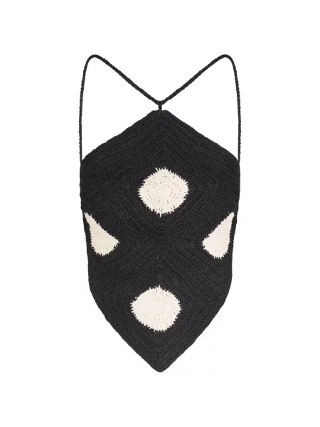 Top Simon Miller cu buline negru