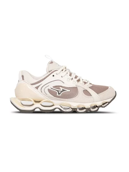 Sneakersy Mizuno zamszowe beżowe