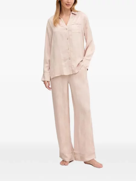 Pijamale Chantelle cu cordon roz