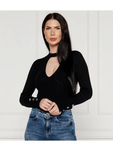 Pinko De lână pulover MAGLIA negru