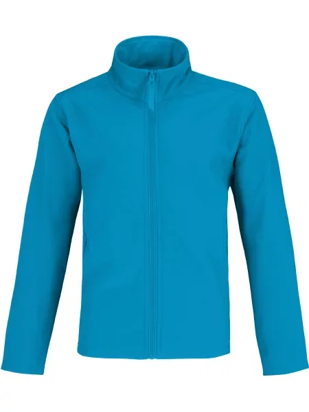 Kurtka B&c softshell niebieska