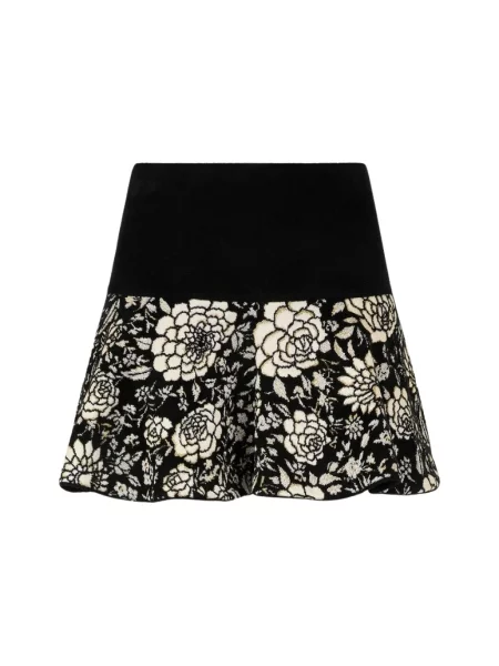 Mała mały spódnica mini Roberto Cavalli z dżerseju czarna