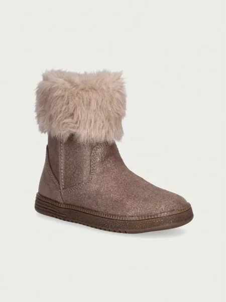 Froddo topánky zimné detské semišové BAREFOOT LOOP BOOT béžová