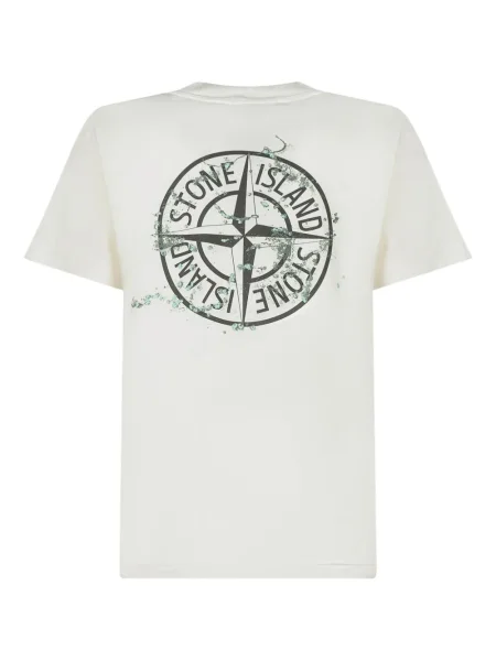 Koszulka dziecięca Stone Island biała