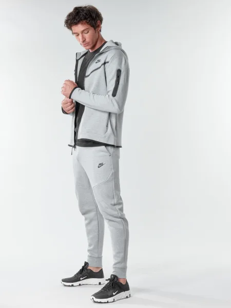 Hanorac cu glugă Nike gri