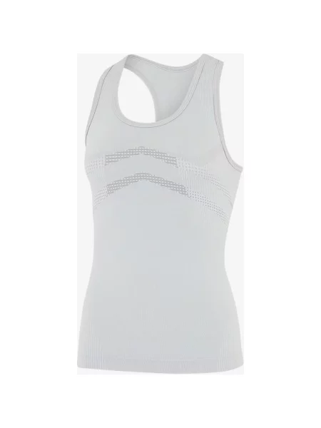 Koszulka bez rękawów Leffort Pro 3D Seamless szaro-czarna XXS-XS czarna