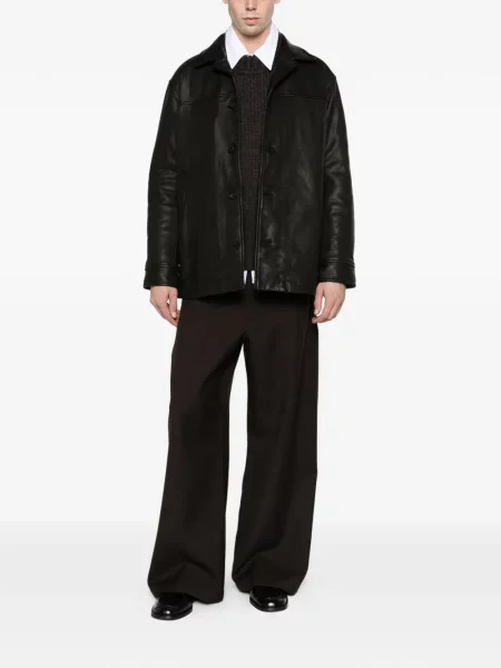 Geanta de piele Comme Des Garcons Homme Plus negru