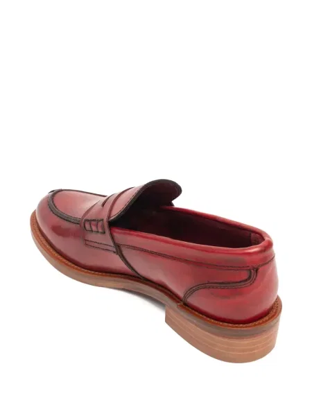 Pantofi loafer Sommet din piele roșu