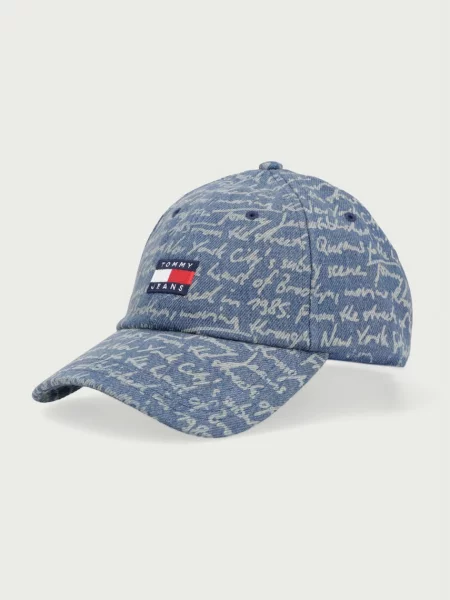 Tommy Jeans bejzbalová čiapka pánska rifľová modrá