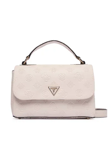 Τσάντα Guess Tisha μπεζ