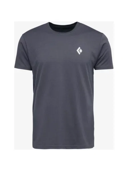 Koszulka Black Diamond Backcountry Stamp szary węgiel S czarna