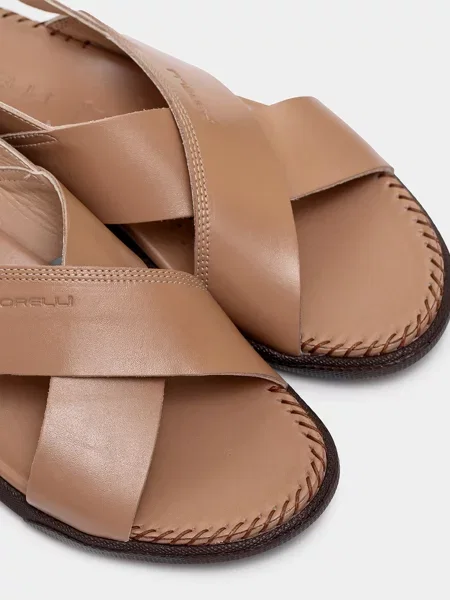 Шкіряні Сандалії Forelli бежевий