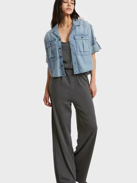 Комбинезон G-star Raw с ремешками серый