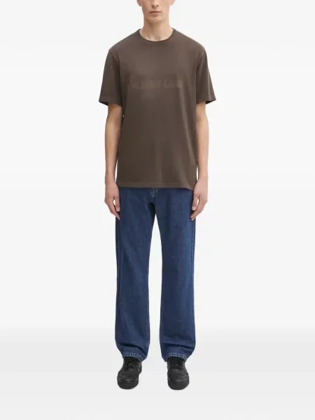 Tricou Helmut Lang cu imagine maro