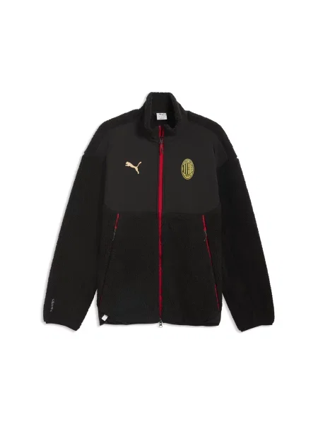 Kurtka AC Milan PUMATECH Soft Tech Sherpa Akcesoria S czarny