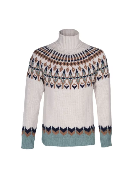 Sweter Dondup wełniany beżowy