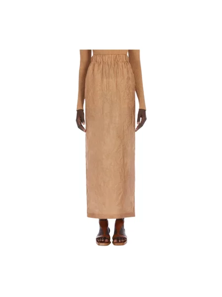 Spódnica Max Mara elegancka brązowa