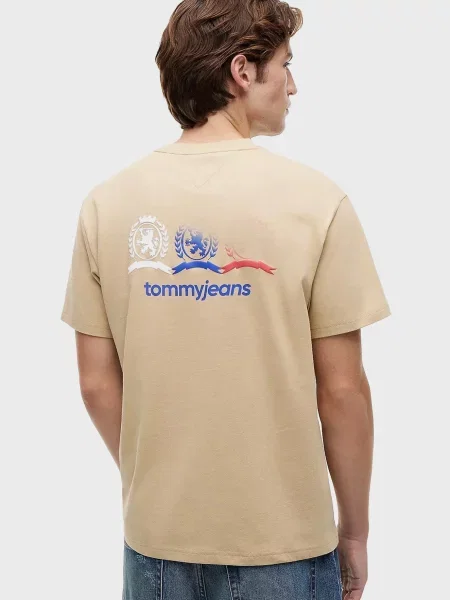 Футболка Tommy Jeans бежева
