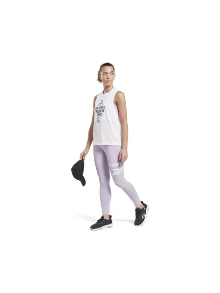 Grafički majica Reebok Sport crna
