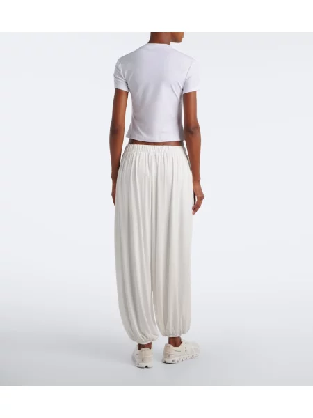 Tricou Norba din jerseu alb