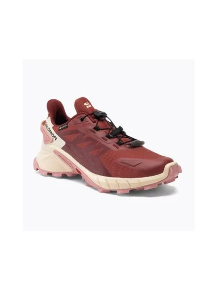 Кросівки для бігу Salomon Supercross 4 GTX cow hide/syrah/blush