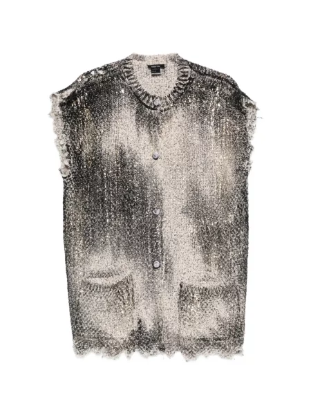 Kamizelka na guziki Avant Toi czarna