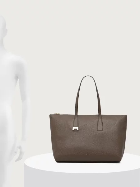 Кожаная сумка шоппер Furla